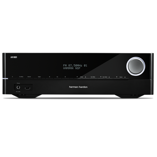 AVR 1710 - Black - 7.2-channel Bluetooth AV Receiver with Airplay & HDMI - Front image number null