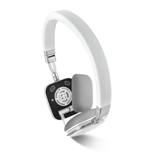 Soho-A - White - Premium, on-ear mini headphones with Universal 1 button remote - Detailshot 1 image number null
