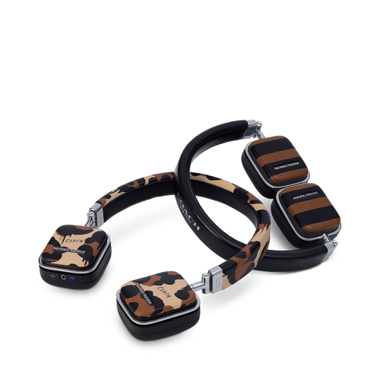 Soho Wireless COACH Limited Edition - Wild Beast - Premium, Bluetooth®-enabled, on-ear headset featuring exceptional sound, sophisticated styling and easy-to-use controls - Detailshot 3 image number null