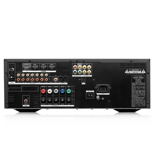 Home Theater 1000 - Black - Complete 5.1-channel entertainment system with 70-watt receiver and compact speaker/subwoofer system - Back image number null