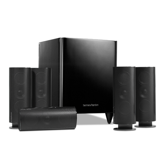 HKTS 60 - Black - Luxury 5.1-channel Home Theater Speaker System - Hero image number null