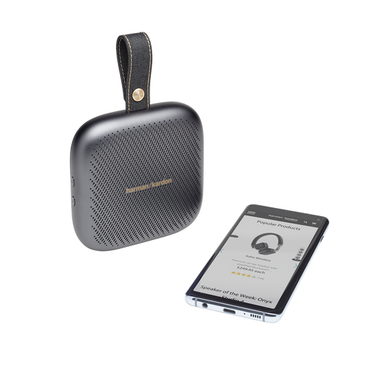 Harman Kardon Neo - Altavoz Bluetooth portátil con correa - Gris Harman Kardon Neo - Altavoz Bluetooth portátil con correa - Gris