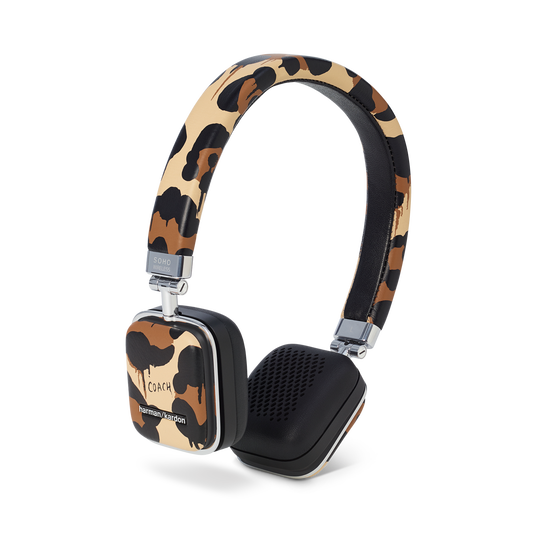 Soho Wireless COACH Limited Edition - Wild Beast - Premium, Bluetooth®-enabled, on-ear headset featuring exceptional sound, sophisticated styling and easy-to-use controls - Hero image number null