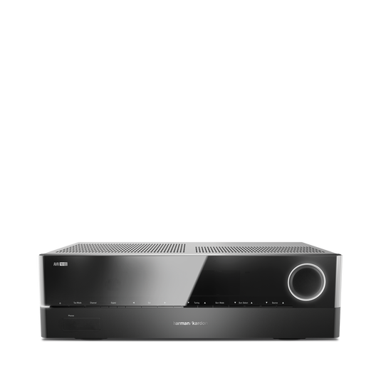 AVR 1610S - Black - 425-watt, 5.1-channel, networked A/V receiver with HARMAN TrueStream, Bluetooth technology and five HDMI® 2.0 inputs including an MHL port - Front image number null
