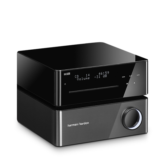 MAS 102 CD Player and Amplifier - Black - Two-channel, 65-watt-per-channel CD player and Amplifier - Hero image number null