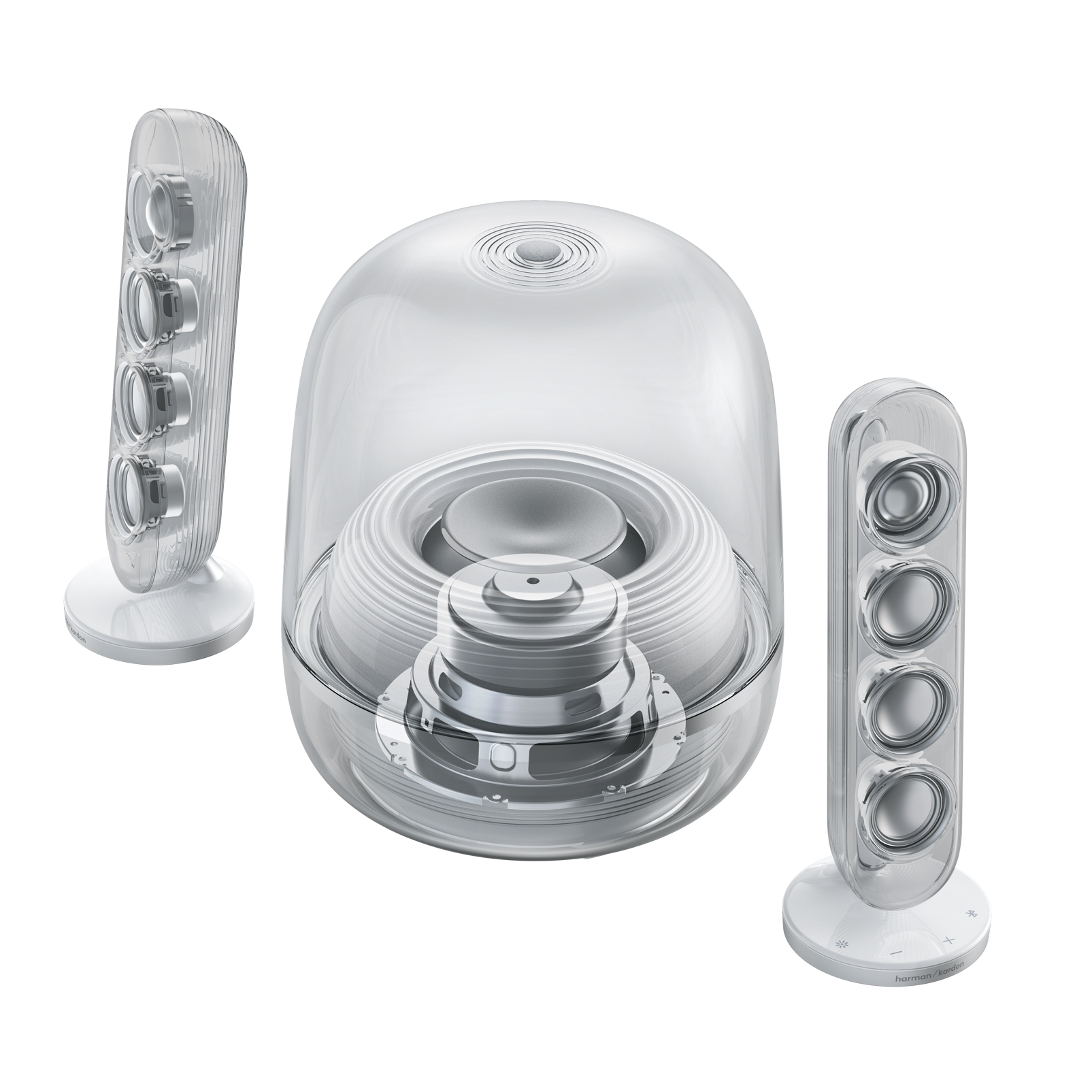 Harman Kardon SoundSticks スピーカー 本体　ジャンク harman/kardonハーマンsoundsticksスピーカージャンク品 Yahoo