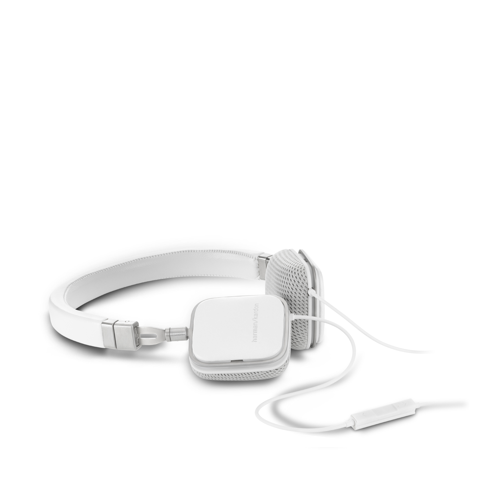 Soho-I - White - Premium, on-ear mini headphones with iOS device compatible remote - Detailshot 3