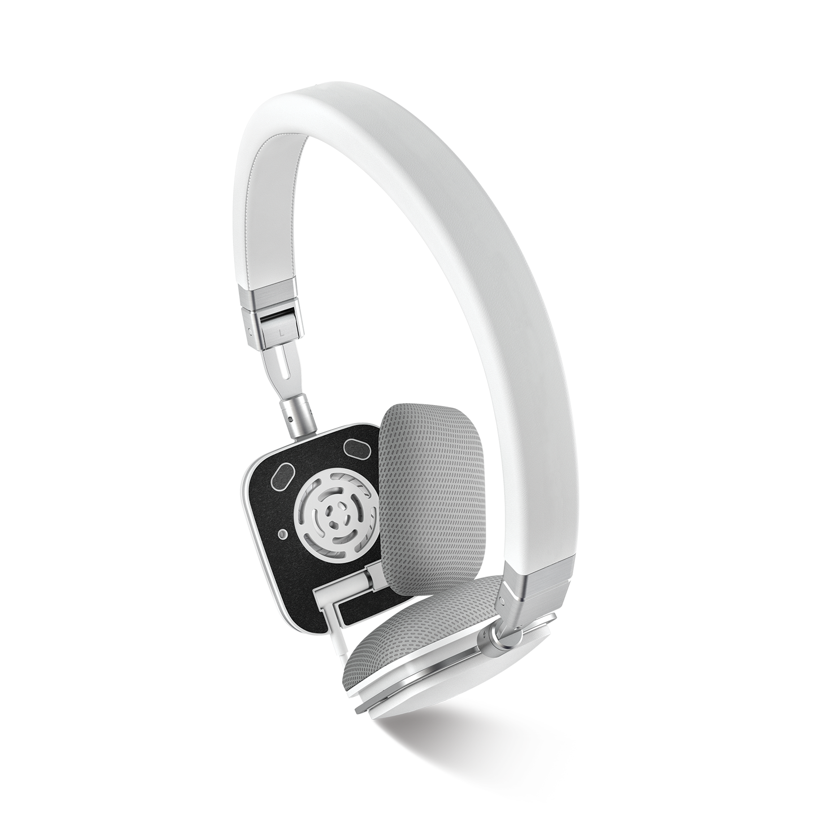 Soho-I - White - Premium, on-ear mini headphones with iOS device compatible remote - Detailshot 2