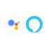 Google Assistant and Amazon Alexa built-in