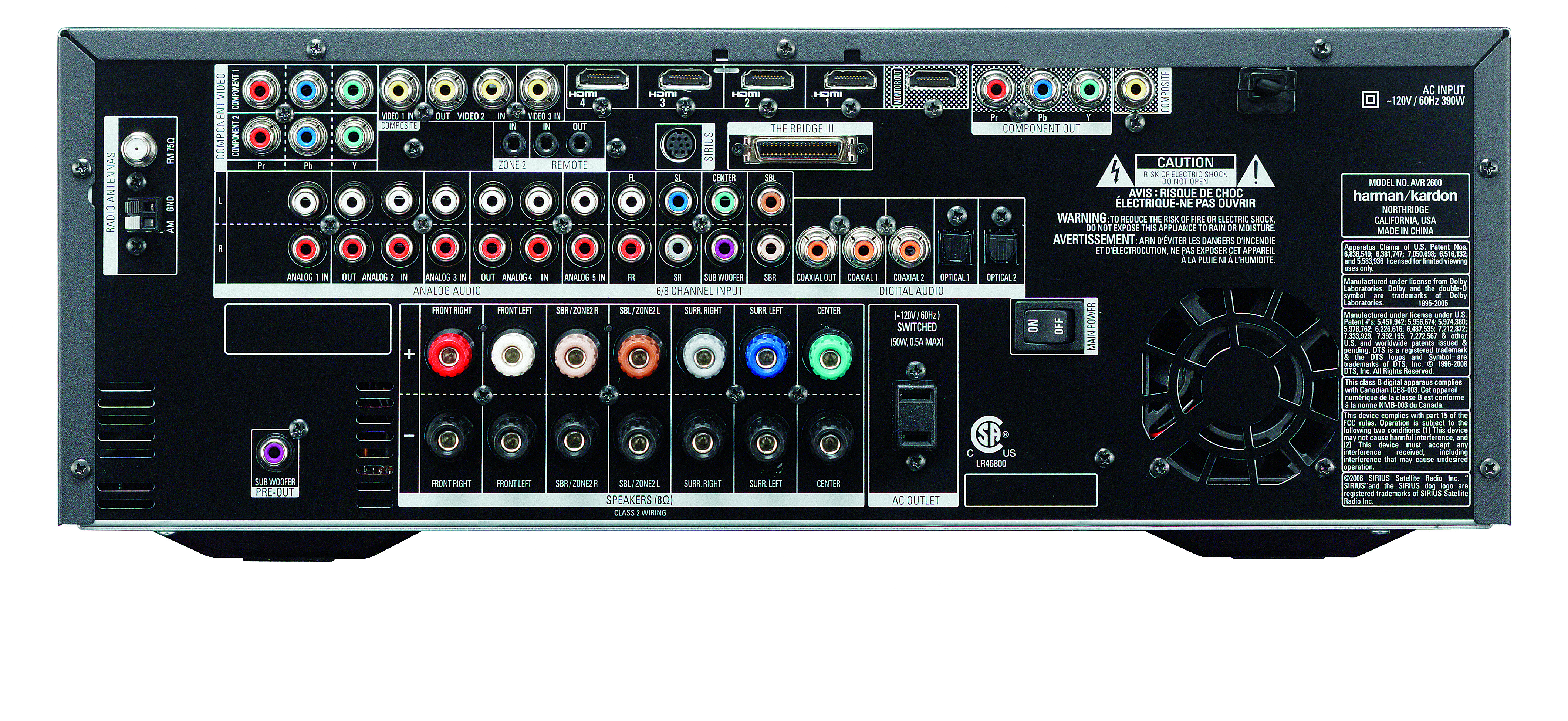 AVR 2600 | Audio/Video Receiver With 
